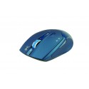Mouse Inalámbrico perfect track para cualquier superficie (azul)